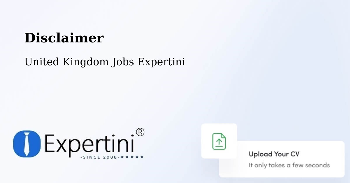 Disclaimer – Felling - United Kingdom Jobs Expertini